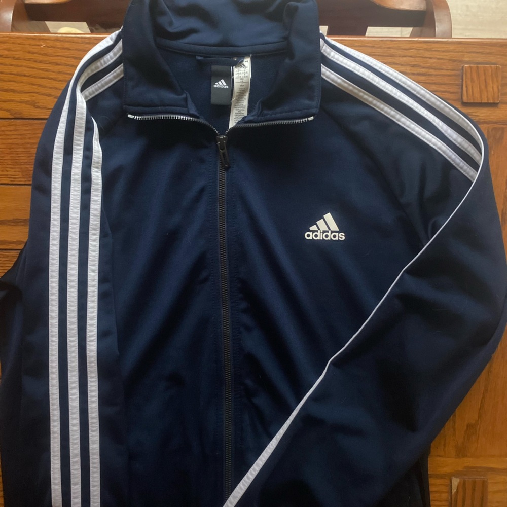 Navy Blue Women’s Adidas Track Jacket